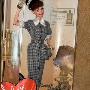 I LOVE LUCY DOLL EP. 30  "Lucy Does A TV Commercial"  1997  Barbie MINT Unopened